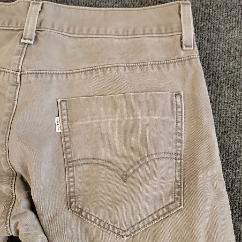 Levi's 511 Slim Fit Men's Jeans Size 32x32 Gray Brown Denim 99% cotton.